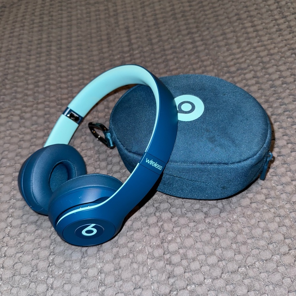 Beats by Dre Blue On-Ear Headphones